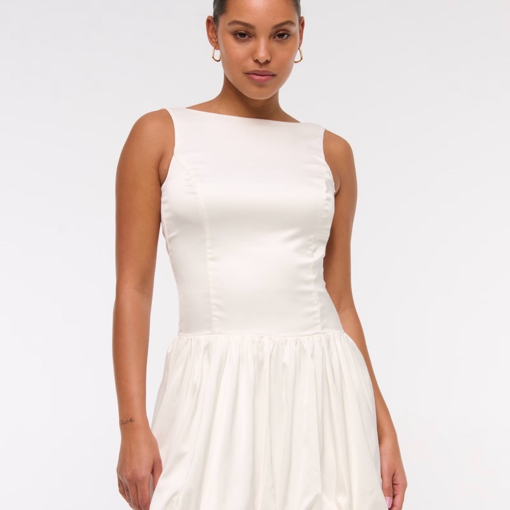 Abercrombie & Fitch White Mini Dress